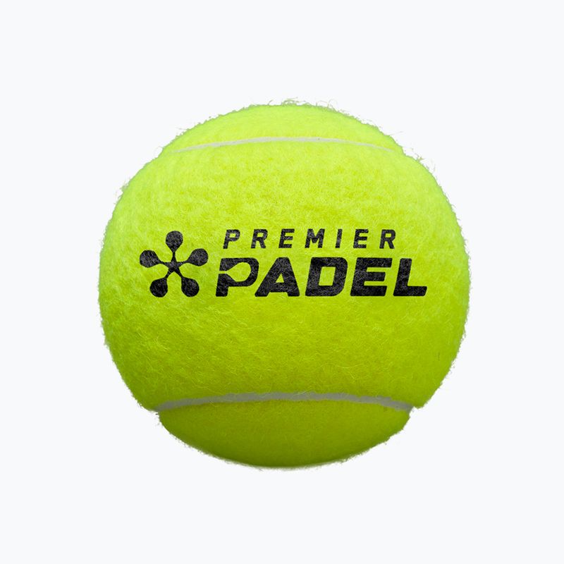 Wilson Premier padel labdák 3 db. sárga 4