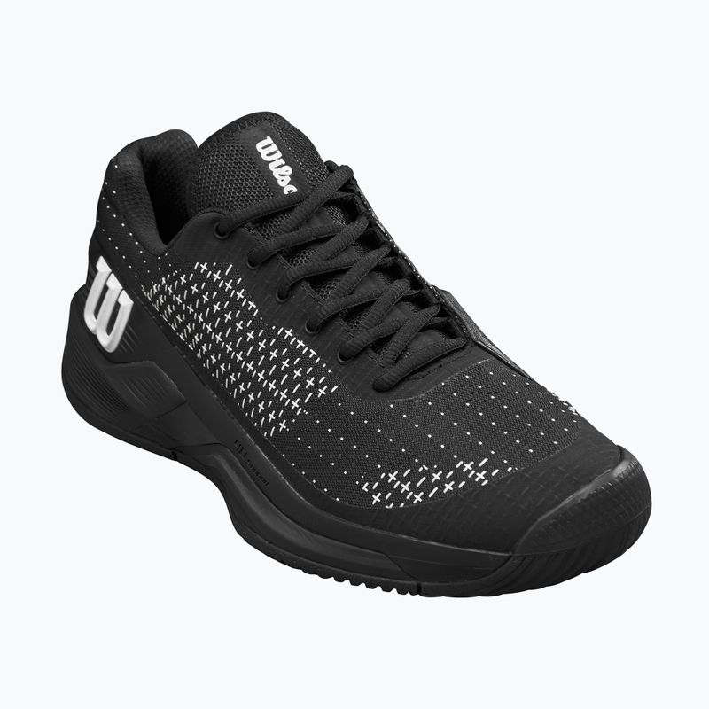 Férfi teniszcipő Wilson Rush Pro Extra Duty fekete/fekete/ fekete/ fehér 8
