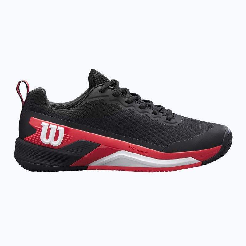 Férfi teniszcipő Wilson Rush Pro 4.5 Clay fekete/ infravörös/ fehér 2