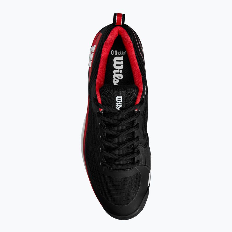 Férfi teniszcipő Wilson Rush Pro 4.5 Clay fekete/ infravörös/ fehér 6