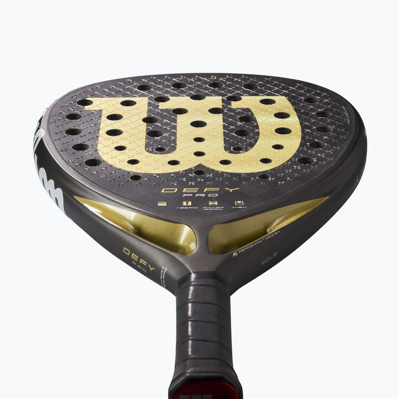 Wilson Defy Pro V1 fekete/ arany ütő 4