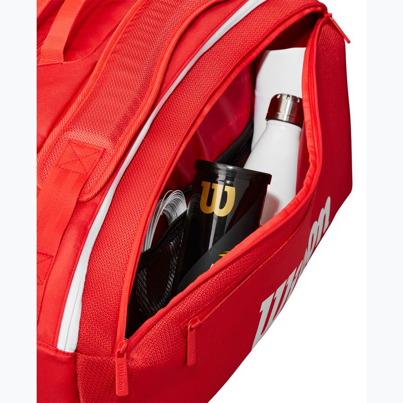 Wilson Super Tour Red 15PK piros tenisz táska 7