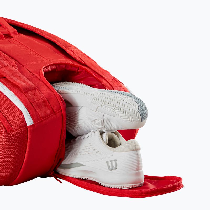 Wilson Super Tour Red 15PK piros tenisz táska 9