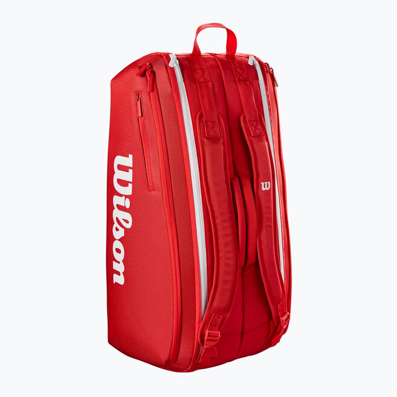 Wilson Super Tour Red 9PK piros tenisz táska 3