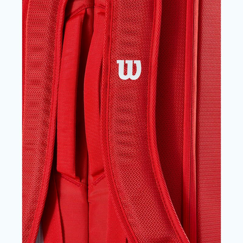 Wilson Super Tour Red 6PK piros tenisz táska 7