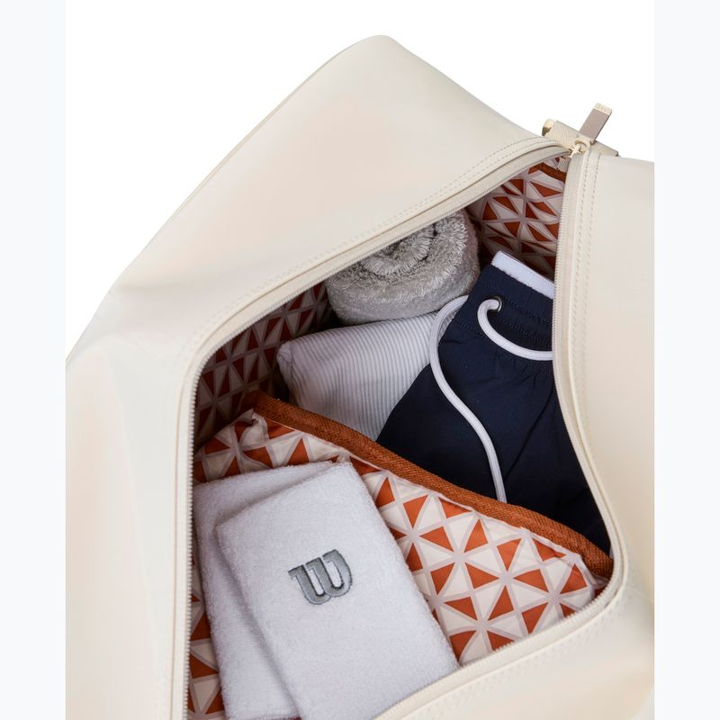 Wilson Roland Garros Small Duffel tenisz táska 2025 krém/ salak 5