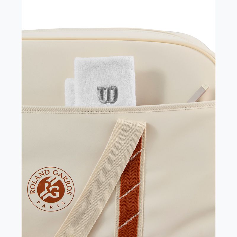 Wilson Roland Garros Small Duffel tenisz táska 2025 krém/ salak 6