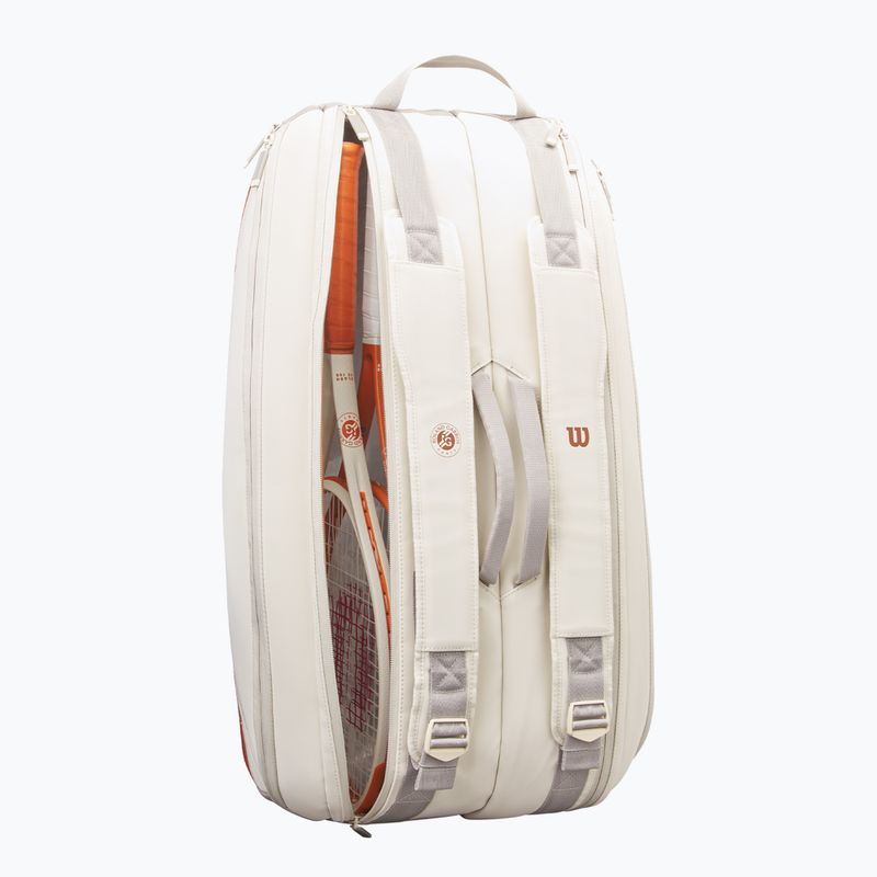 Wilson Roland Garros Super Tour tenisz táska 9PK krém/ salak 3