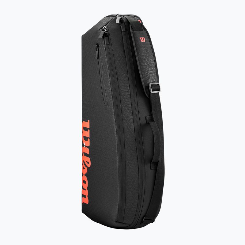 Wilson Clash V3 Super Tour 3PK fekete/ infravörös teniszzsák 3