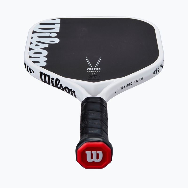 Wilson Vesper Control 17 fekete pickleball ütő 5
