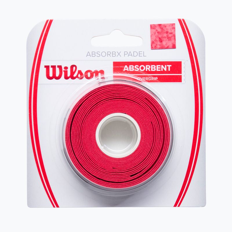 Padel overgrip Wilson Absorbx Overgrip Padel 3 db red