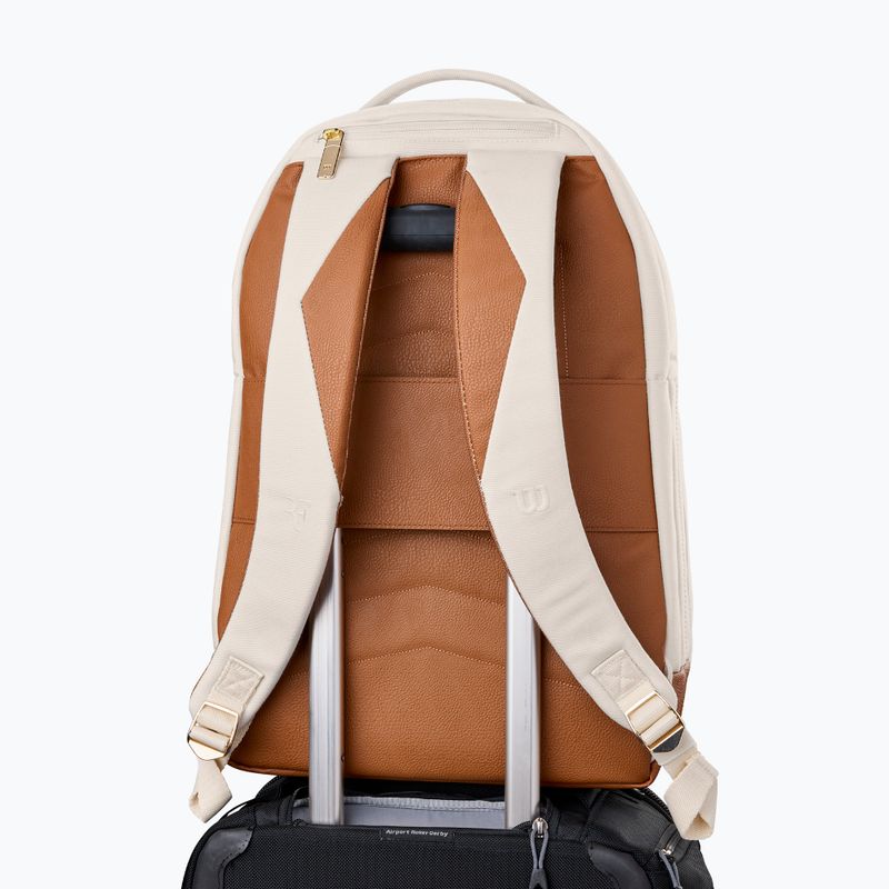 Wilson Roger Federer Lawn Tennis krémszínű tenisz hátizsák 4