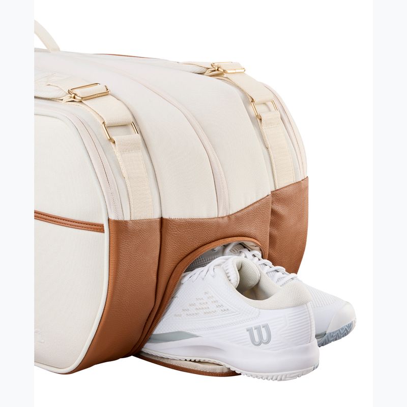 Wilson Roger Federer Lawn Tournament tenisz táska 15Pk cream 4
