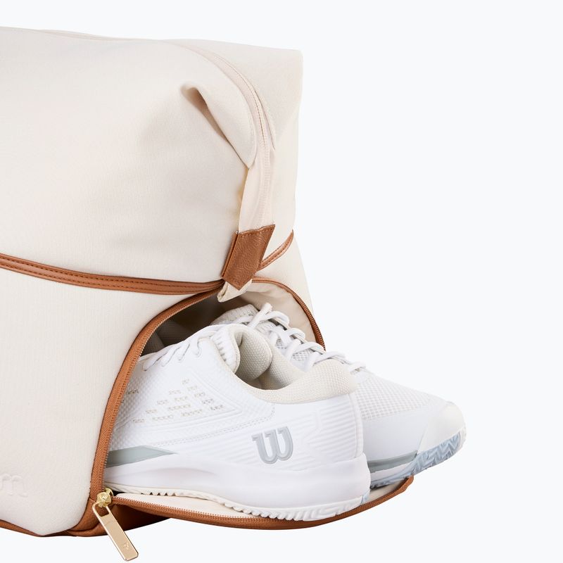 Wilson Roger Federer Lawn Practice Duffel tenisz táska 6Pk cream 2