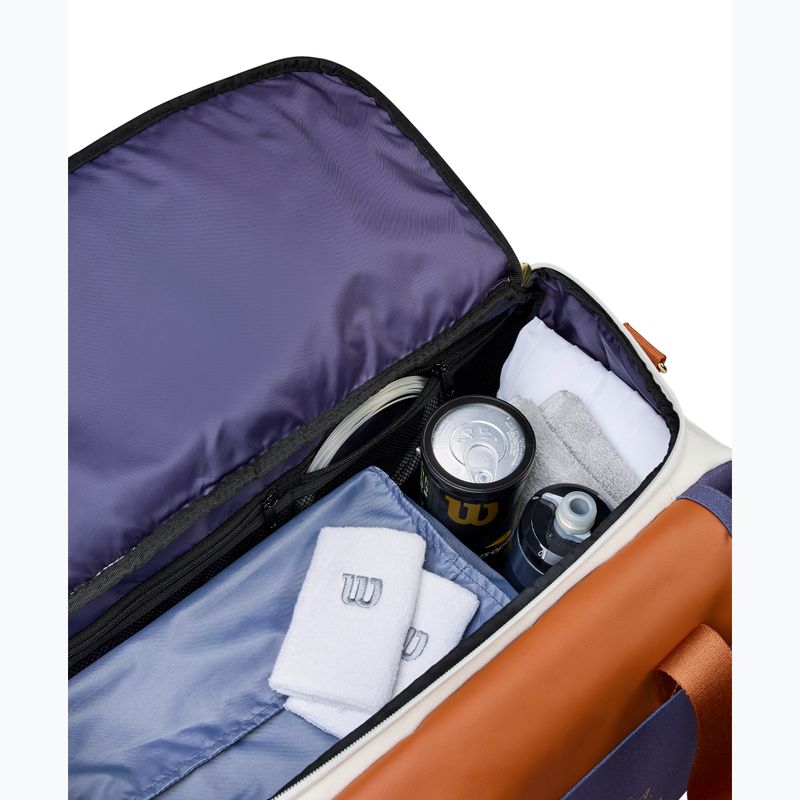 Wilson Heritage Small Duffel krém/clay/navy tenisz táska 5