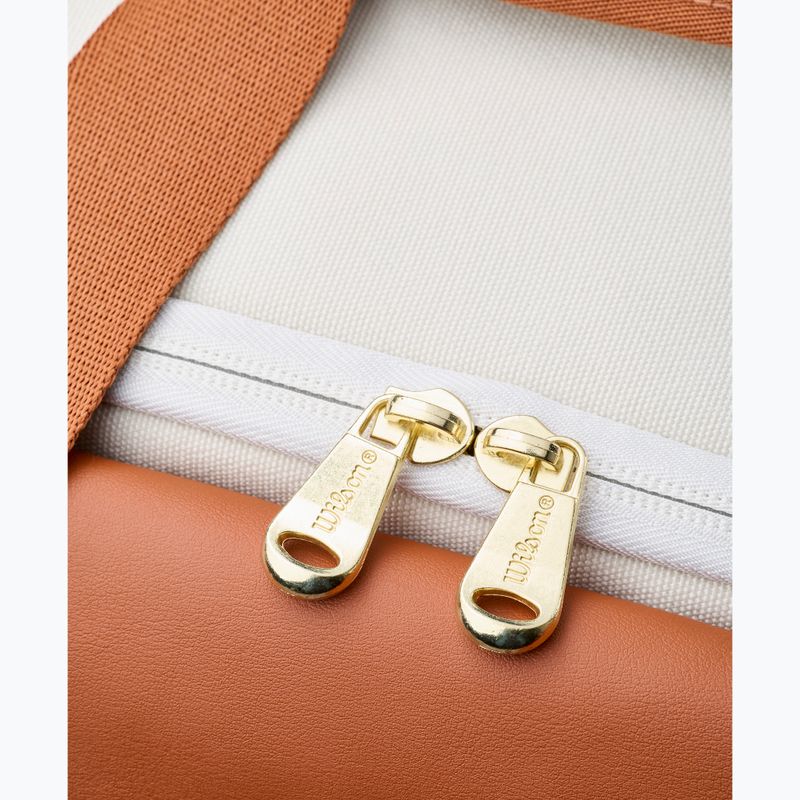 Wilson Heritage Small Duffel krém/clay/navy tenisz táska 7