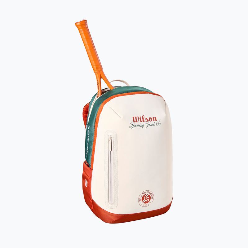 Wilson Roland Garros tenisz hátizsák 2026 cream/clay/green 3