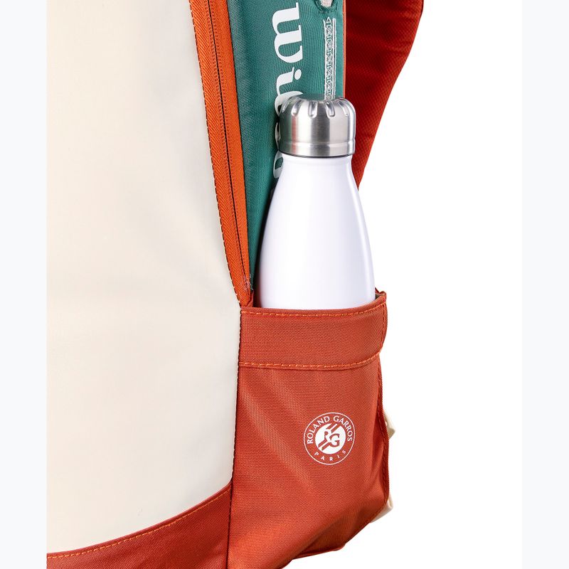 Wilson Roland Garros tenisz hátizsák 2026 cream/clay/green 5