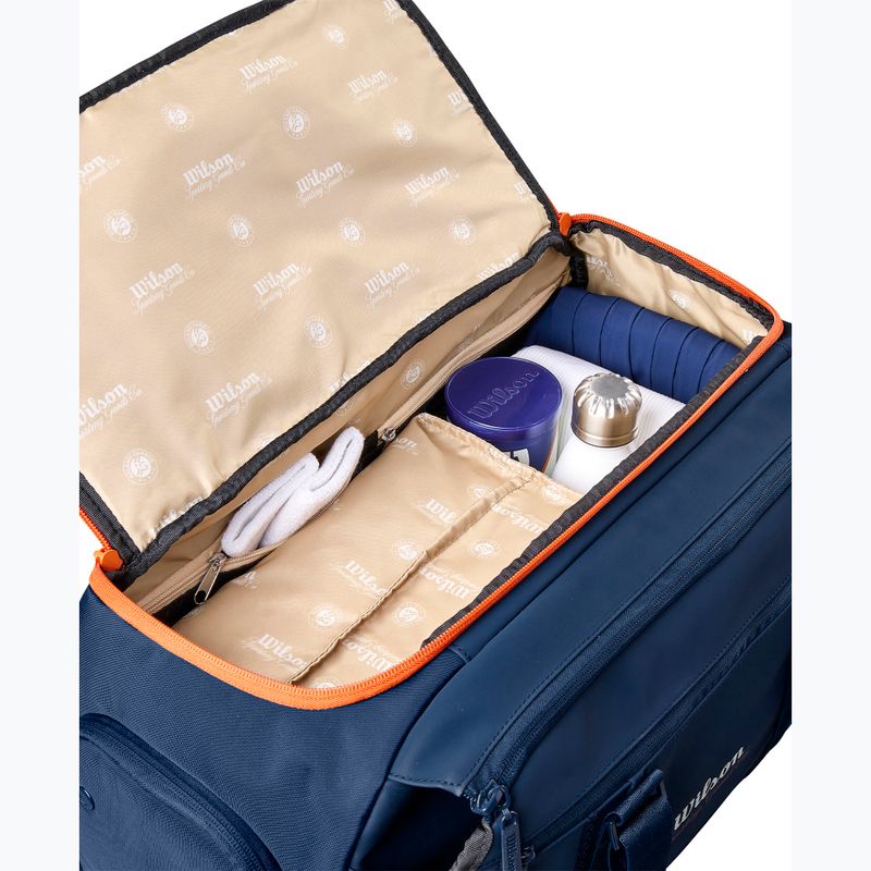 Wilson Roland Garros Session De Soiree Small Duffel 2026 navy/clay tenisz táska 4