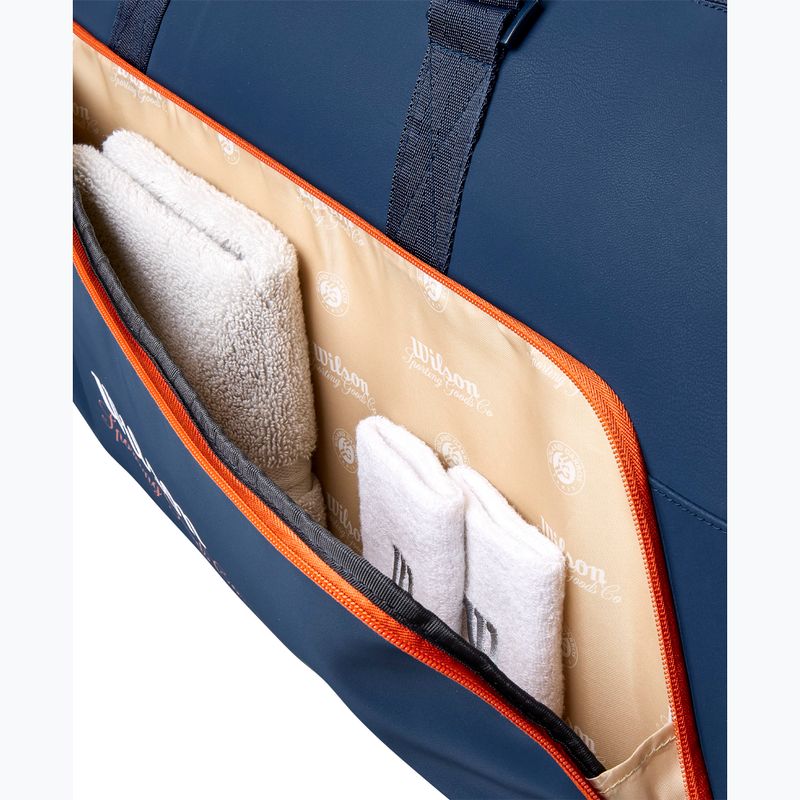 Wilson Roland Garros Session De Soiree Large Duffel 2026 navy/clay tenisz táska 7