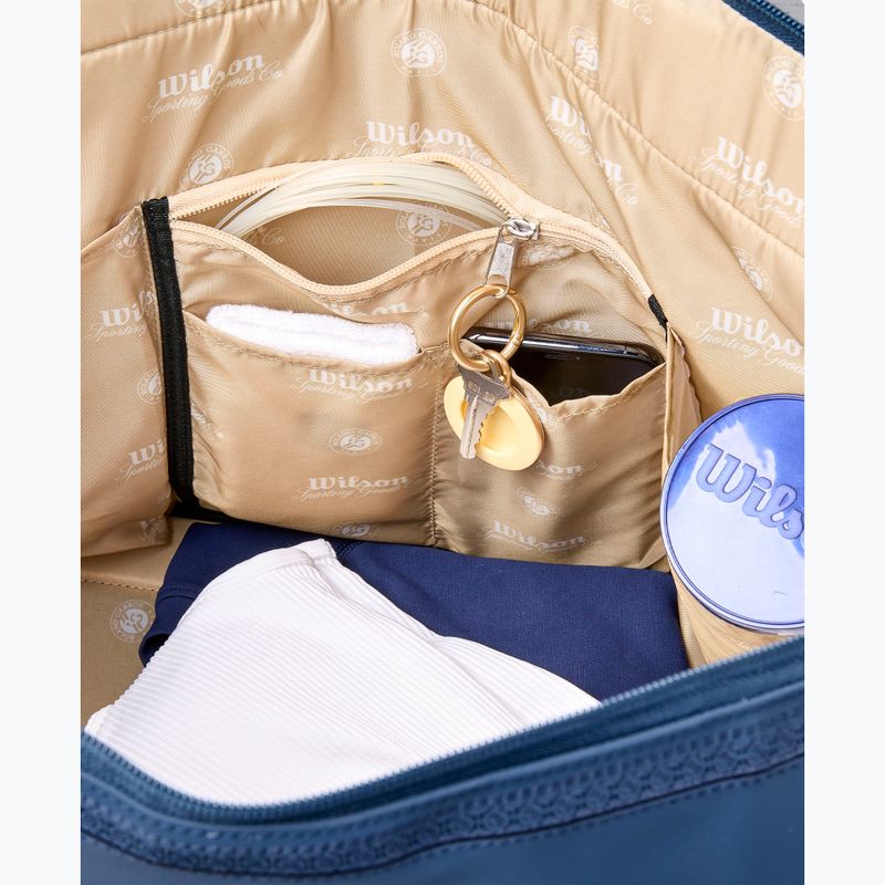 Wilson Roland Garros Session De Soiree Large Duffel 2026 navy/clay tenisz táska 8