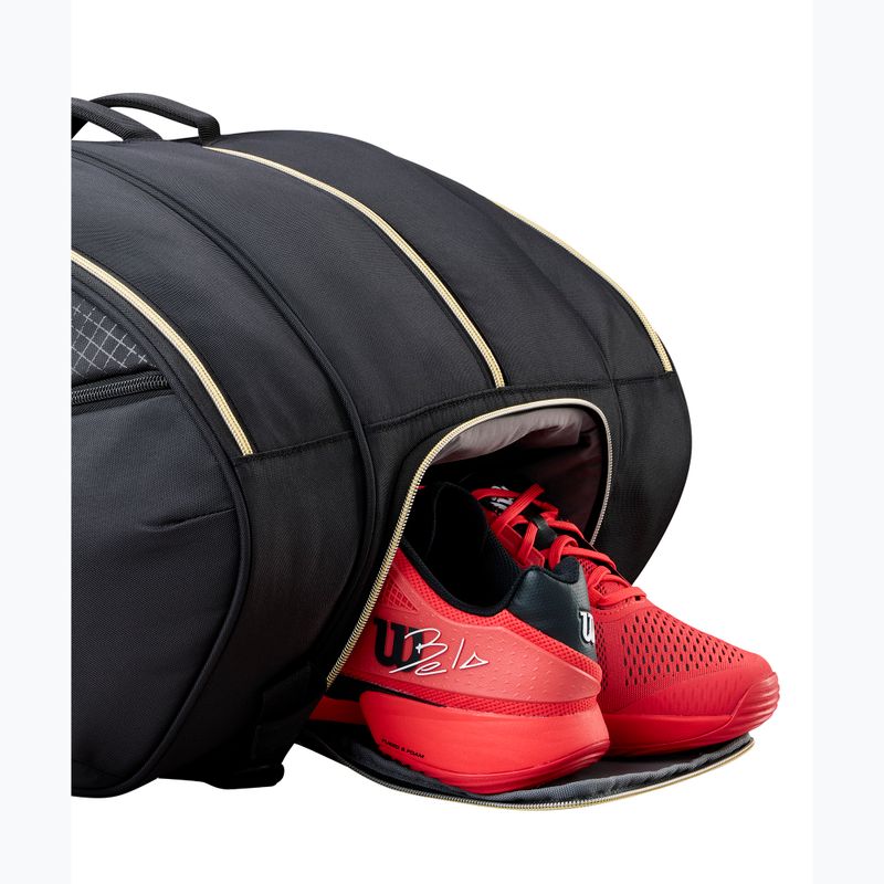 Padel táska Wilson Defy Padel black/gold 8