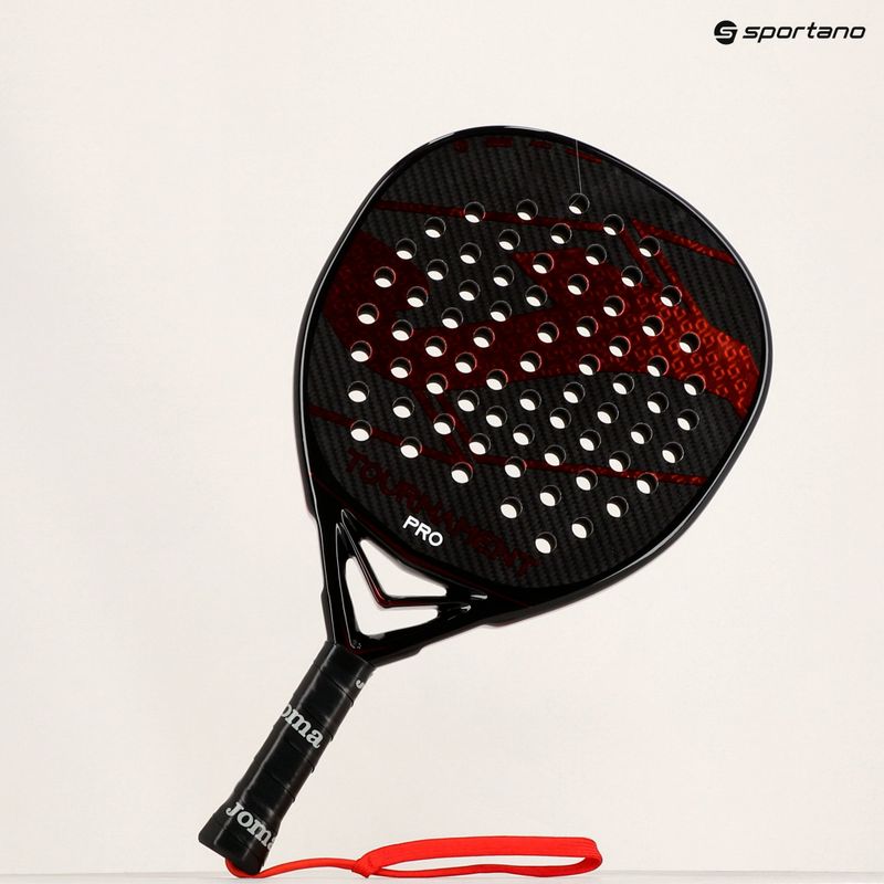 Paddle ütő Joma Tournament Pro Paddle black/red 8