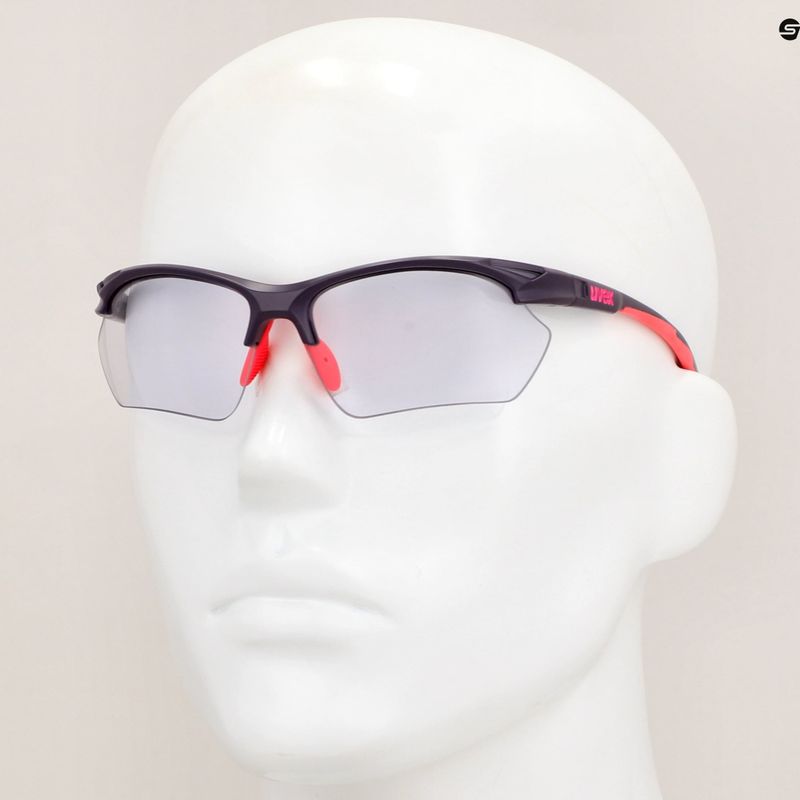 Napszemüveg UVEX Sportstyle 802 V Small purple pink matt/smoke 7