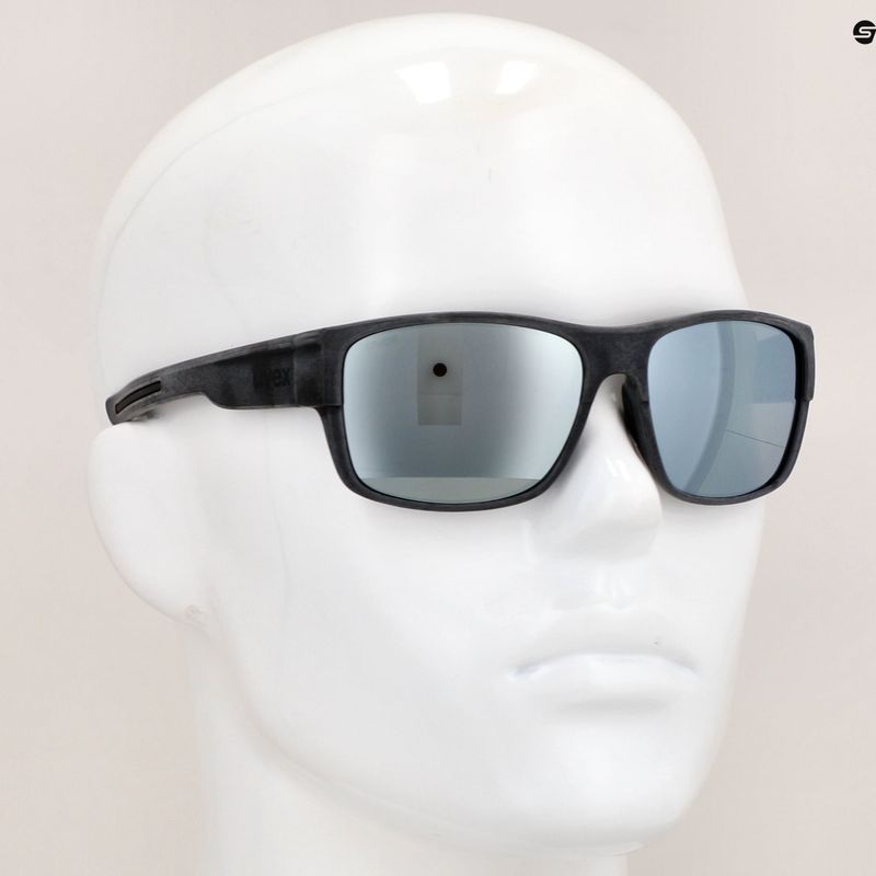 Napszemüveg UVEX Esntl Urban black matt/mirror silver 6