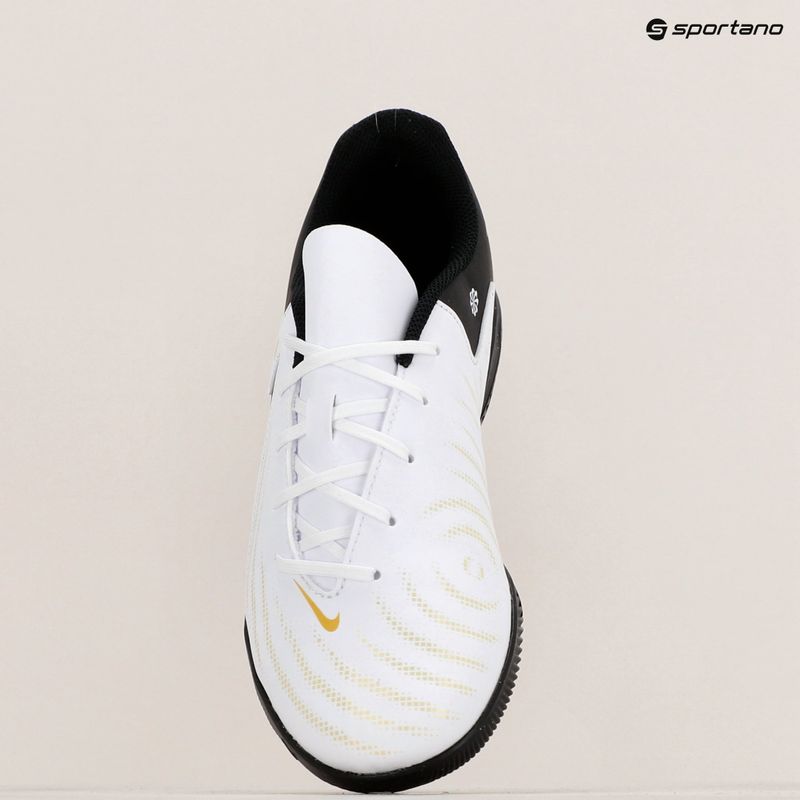 Nike Phantom GX II Club IC labdarúgócipő fehér/metál arany érme/fekete 9