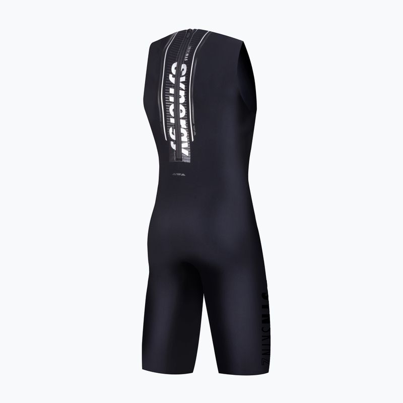 Férfi triatlon overál Synergy Synskin 2 Sleeveless black 2