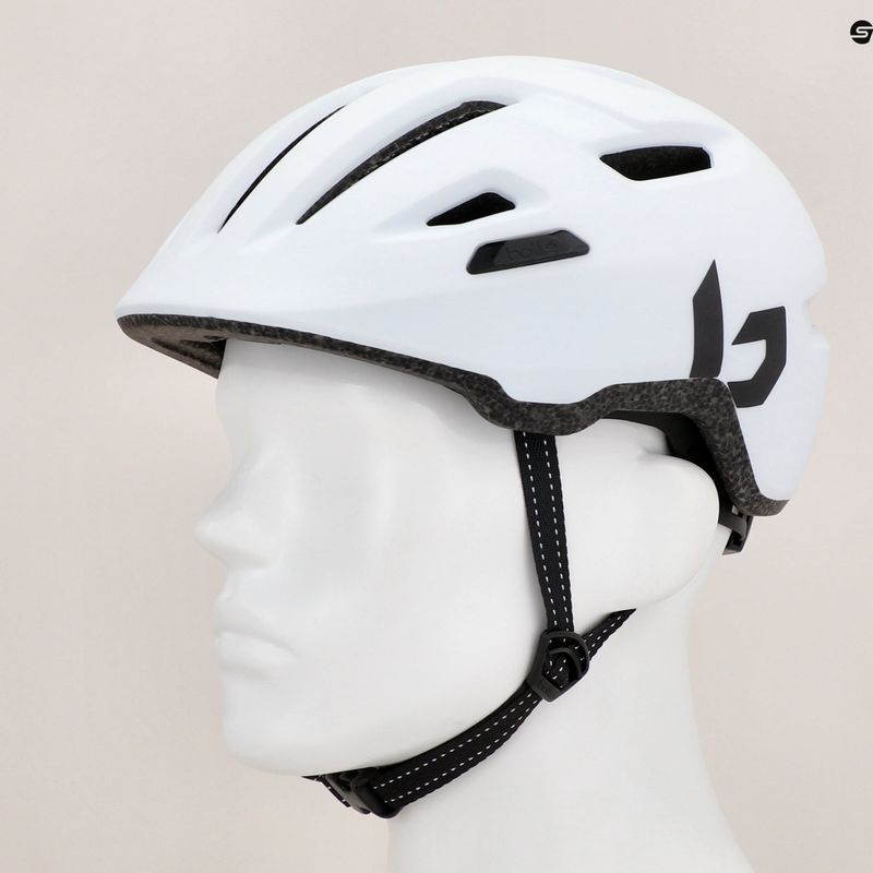 Bollé Stance Pure fehér matt matt kerékpáros sisak 11