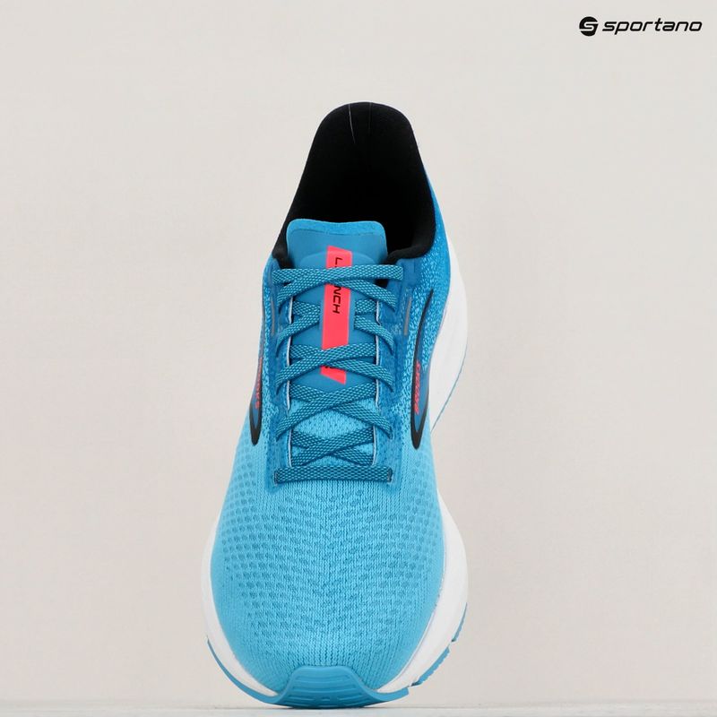 Brooks Launch 10 férfi futócipő crystal seas/blue jay/fekete 19