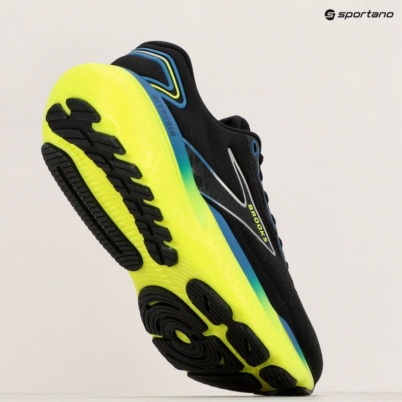 Brooks Glycerin 21 férfi futócipő fekete/kék/ightlife 18