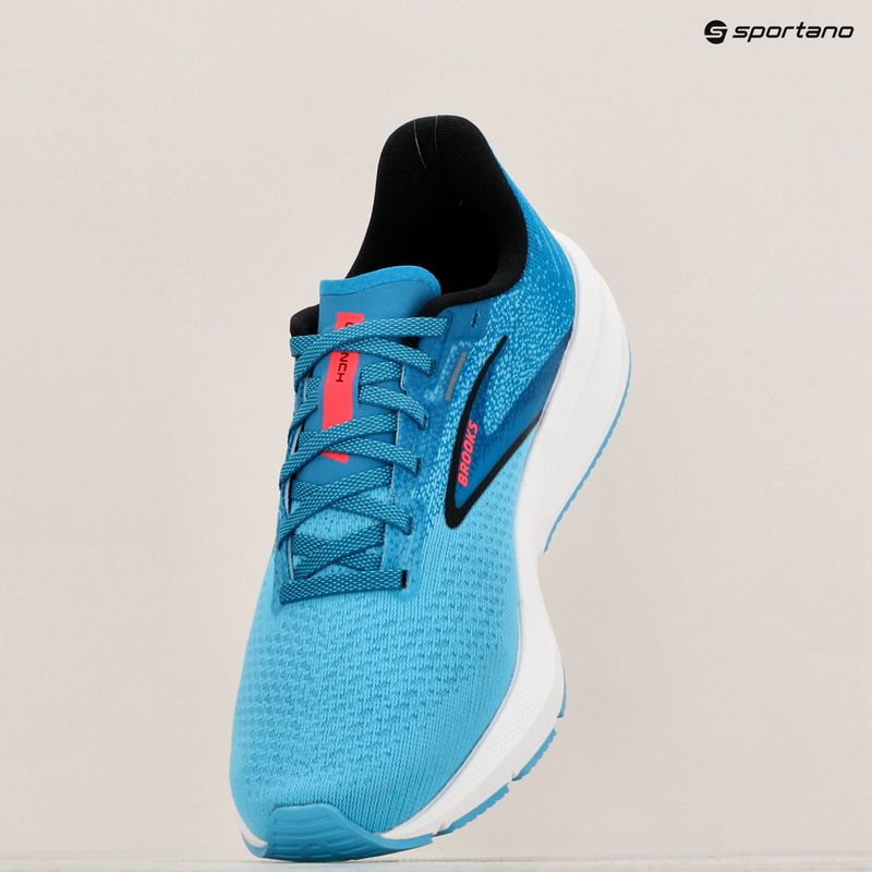 Brooks Launch 10 női futócipő crystal seas/blue jay/fekete 10