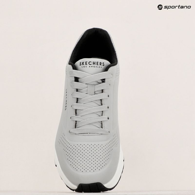 SKECHERS Uno Stand On Air férfi cipő világosszürke 15