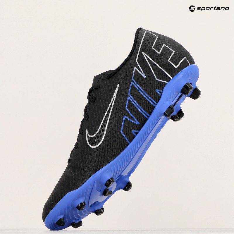 Labdarúgócipő Nike Mercurial Vapor 15 Club FG/MG fekete/hyper royal/chrome 9