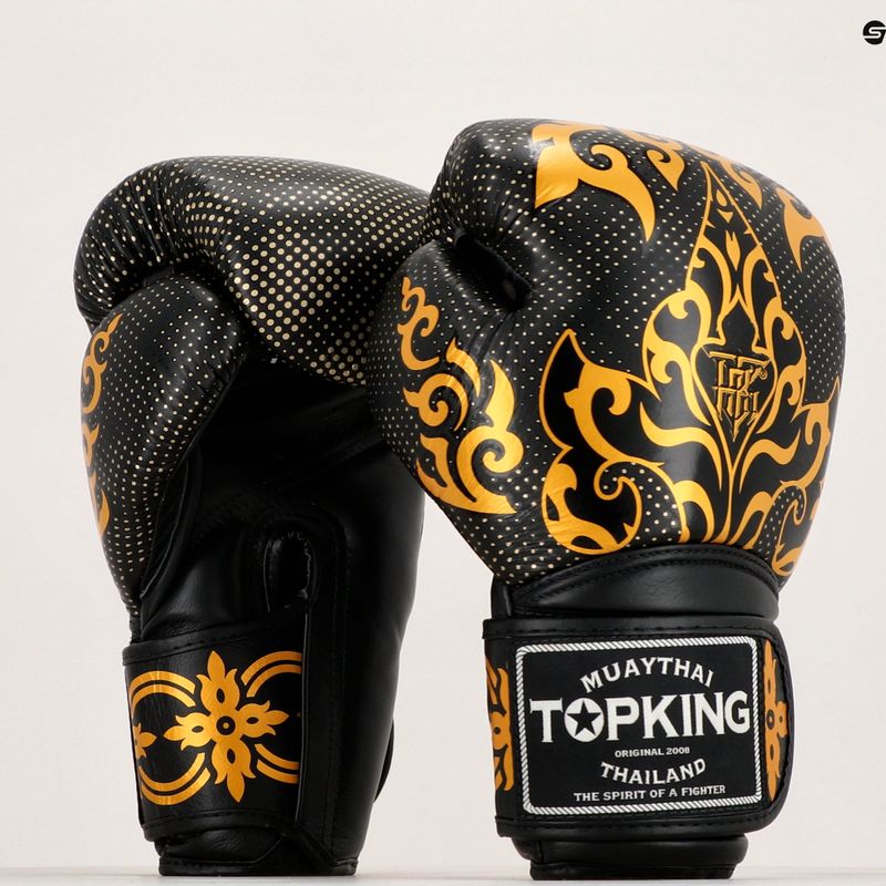 Top King Boxkesztyű Kanok fekete 6