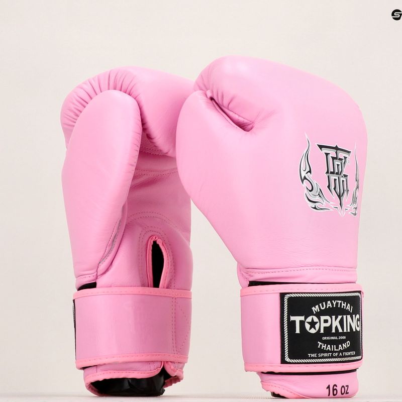 Top King Muay Thai Ultimate rózsaszín bokszkesztyűk 6
