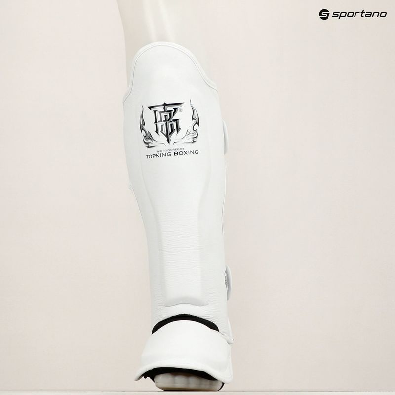 Top King Pro Semi Leather fehér sípcsont- és lábfejvédők 6