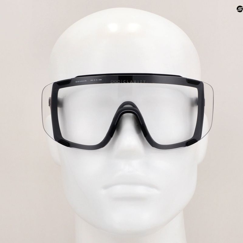 POC Devour Photochromic uranium black/clarity photochromic/changeable grey napszemüveg 10