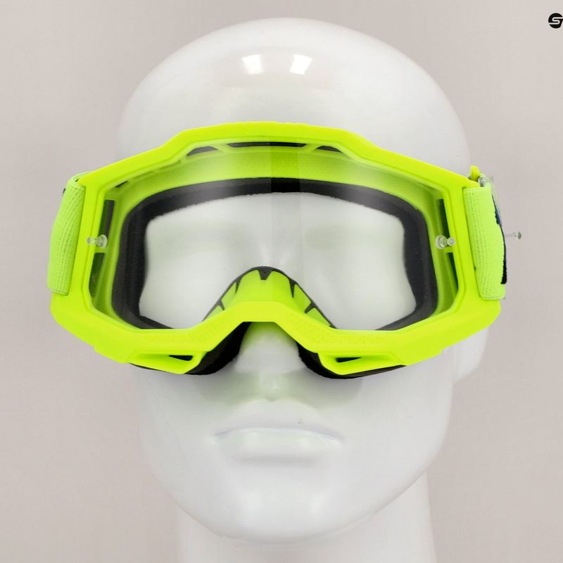 Gyermek kerékpáros szemüveg 100% Accuri 2 Junior fluo/sárga/tiszta 7