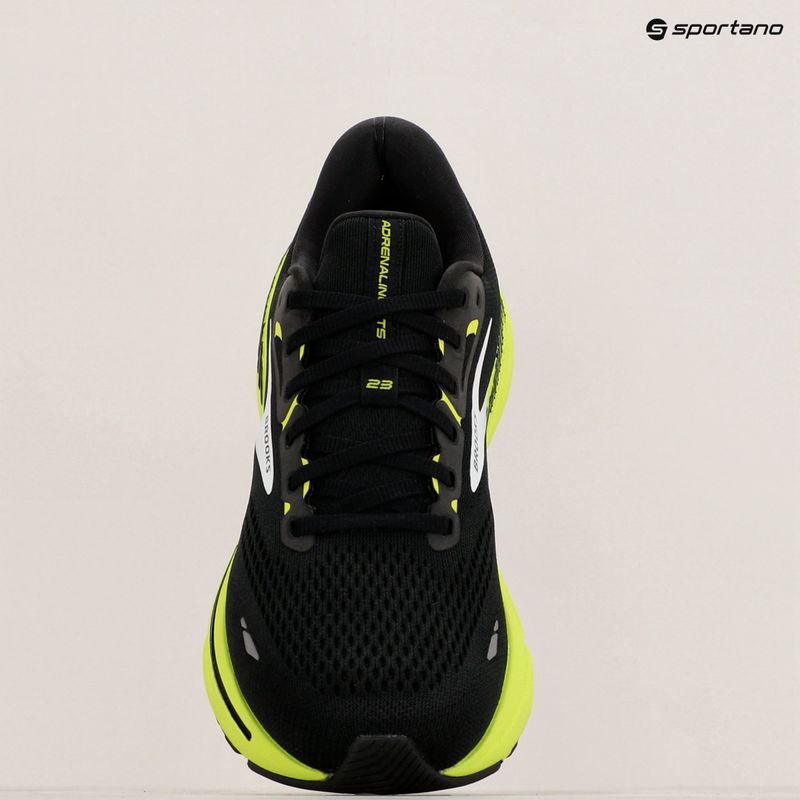 Brooks Adrenaline GTS 23 fekete/zöld/fehér férfi futócipő 9