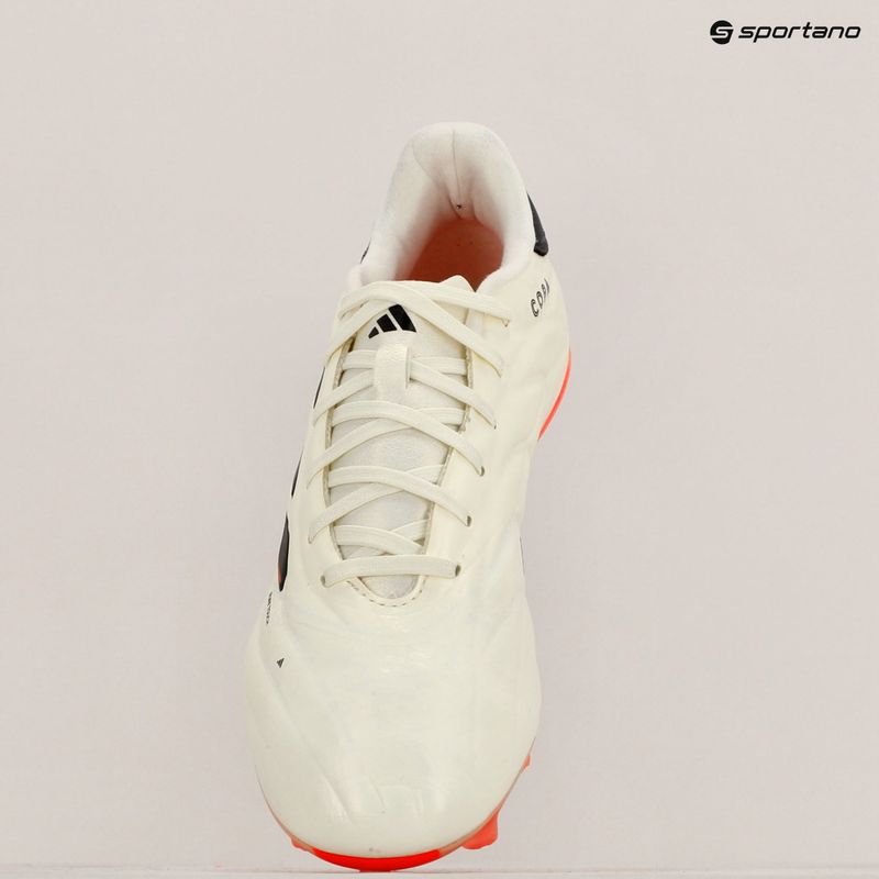 Férfi adidas Copa Pure II Pro FG futballcipő elefántcsont/magfekete/szoláris piros 11