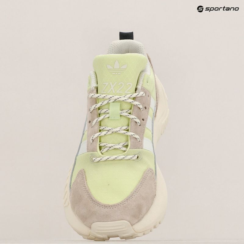 Gyermek cipő adidas ZX 22 felhő fehér/felhő fehér/almost lime 9