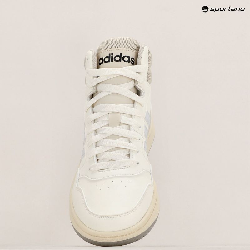 Női adidas Hoops 3.0 Mid clowd fehér/szürke/alumínium cipő 9