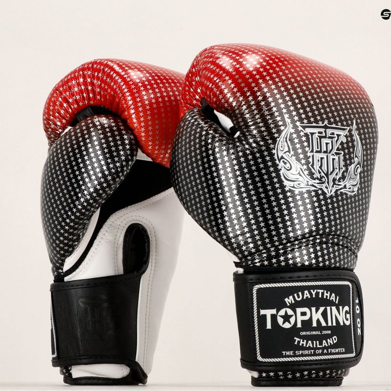 Bokszkesztyűk Top King Muay Thai Super Star Air red 6
