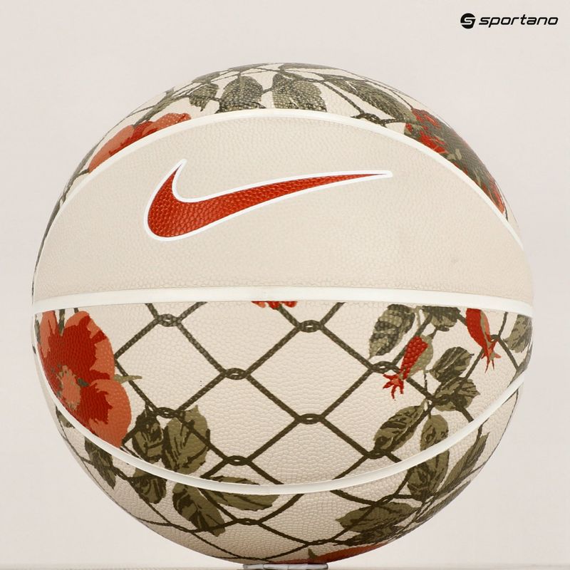 Kosárlabda Nike 8P PRM Energy Deflated lt orewood brn/white/white/burnt sunrise méret: 7 5