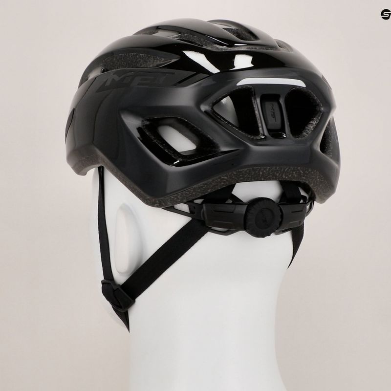 Kerékpáros sisak MET Miles black glossy 8