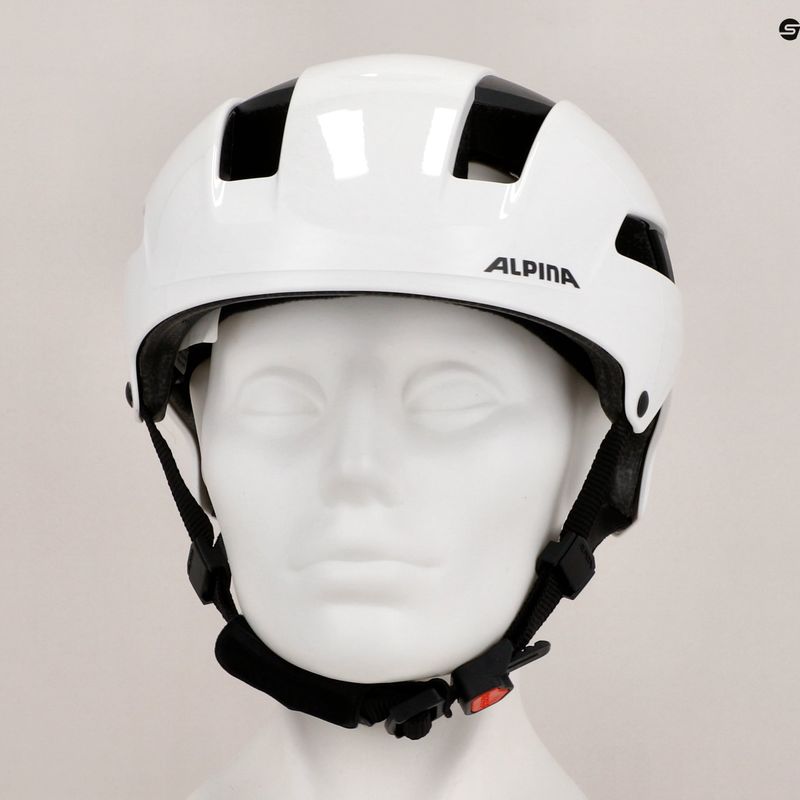 Kerékpáros sisak Alpina Soho white gloss 7